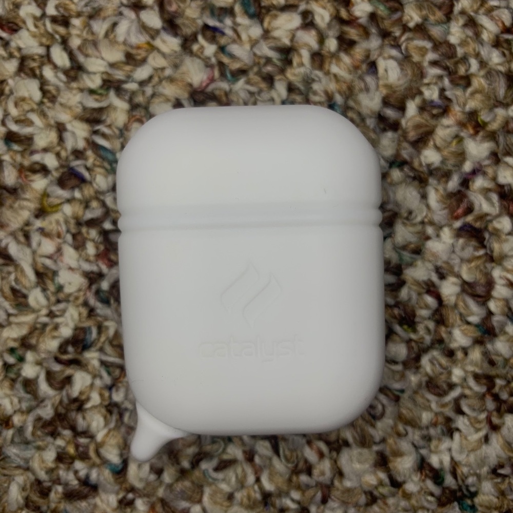 white airpod case